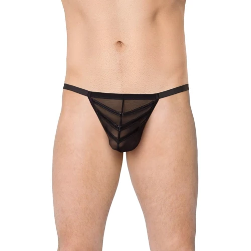 Мужские стринги SoftLine - Mens Thong 4527, OneSize (black)