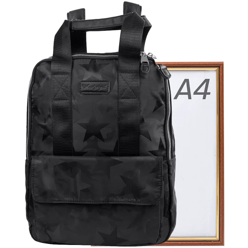 Женская сумка-рюкзак Valiria Fashion черная (3DETBH-6904-2): Стиль Повседневный (Casual)