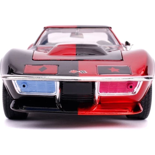 Машина металлическая Jada Chevrolet Corvette Stingray (1969) + фигурка Харли Квинн Красная1:24 (253255019) фото 6