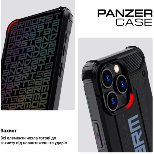 Чехол для телефонов ArmorStandart Panzer Black for Samsung A065 Galaxy A06 (ARM80148) фото 6