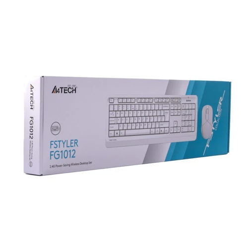 Комплект бездротовий A4Tech Fstyler FG1012 Wireless White: Призначення Для ПК