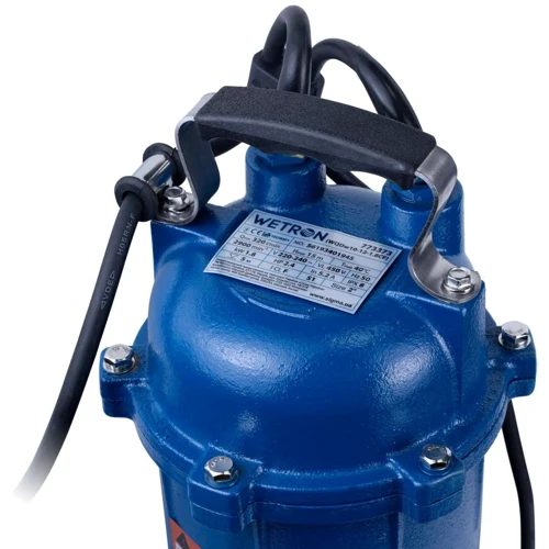 Wetron насос канализационный 1.8кВт Hmax 15м Qmax 320л/мин с ножом (773373)