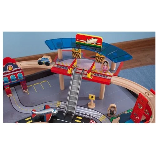 Залізниця KidKraft Super Highway Train Set and Table (17986) фото 4