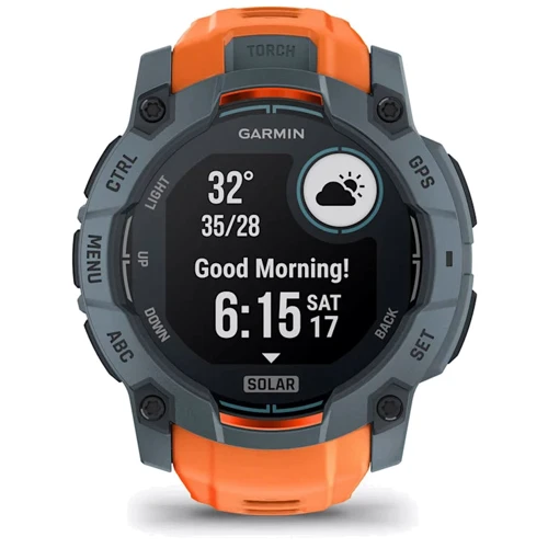 Смарт-часы Garmin Instinct 3 Solar 50mm Twilight with Solstice Band (010-02935-01) фото 12