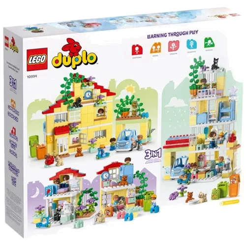 Конструктор LEGO DUPLO Town Семейный дом 3 в 1 (10994)