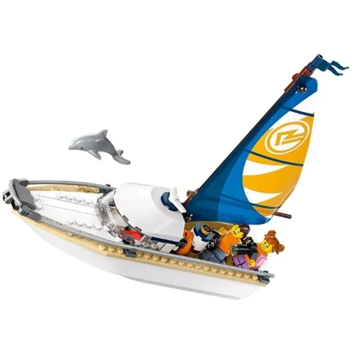 Конструктор LEGO City Sailboat Парусная лодка (60438): Рекомендуемый возраст 5+