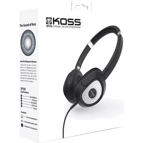 Наушники Koss SP330 On-Ear (186230.101): Тип конструкции накладные