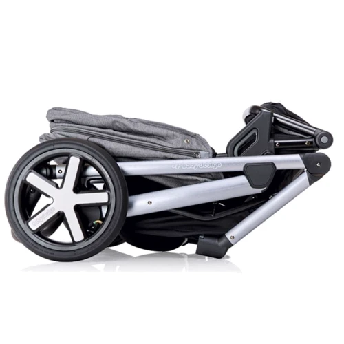Универсальная коляска 2в1 Baby Design Husky NR 07 GRAY фото 8