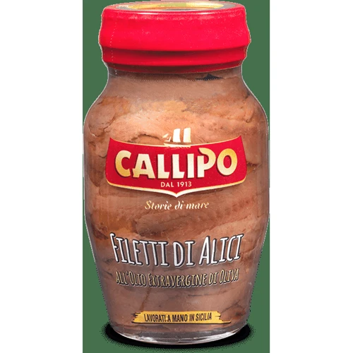 Анчоус CALLIPO филе в оливковом масле Extra Virgin 75 г (80533917)