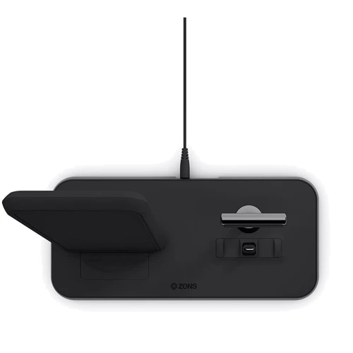 Док-станція Zens Dock Stand Wireless Fast Charger 10W with USB Black (ZEDC06B/00) for Apple iPhone and Apple AirPods фото 1
