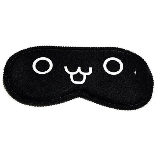 Закрытая маска на глаза Smile BLACK, SKN-C067