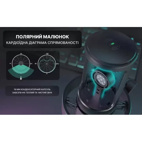 Микрофон конденсаторный Fifine A8V: Тип преобразователя Конденсаторный