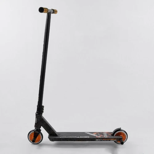 Самокат трюковый Best Scooter CRASH оранжевый (65640): Количество колес 2