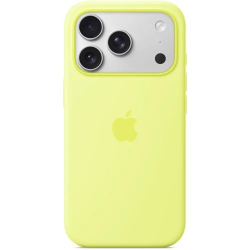 Чехол для iPhone Apple iPhone 17 Pro Silicone Case with MagSafe - Neon Yellow (MGFF4)