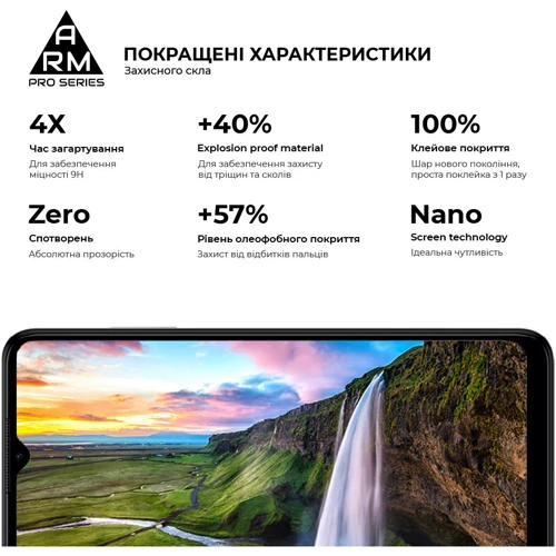 Аксессуар для смартфона ArmorStandart Tempered Glass Pro Black for Nokia G22 (ARM66983) фото 6