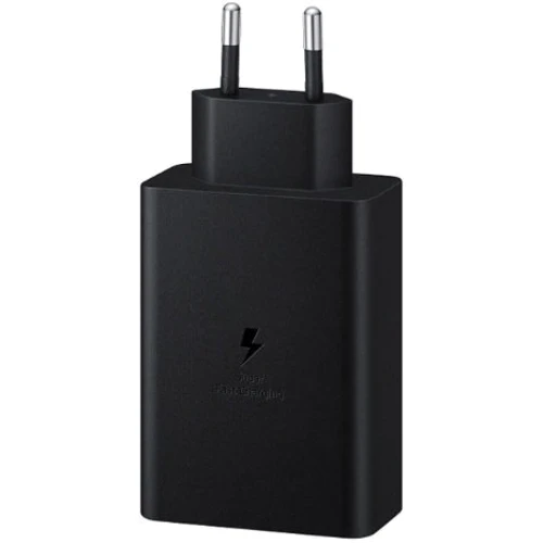 Зарядное устройство Samsung Wall Charger USB+2xUSB-C Trio 65W+15W+25W Black (EP-T6530NBEGRU): Кабель в комплекте отсутствует