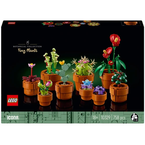 Конструктор LEGO Icons Миниатюрные растения (10329): Серия Icons