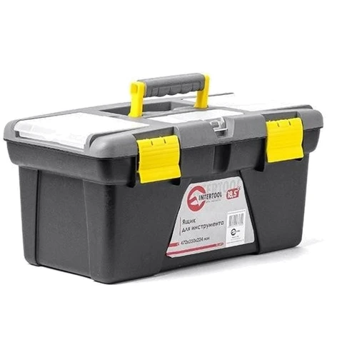 Комплект ящиків для інструменту Intertool BX-0305 5шт (ВХ-0310 10 "/ ВХ-0312 12" / ВХ-0314 14 "/ BX-0316 16.5" / BX-0318 18.5 "): Матеріал пластик