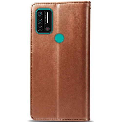 Чехол для телефонов Mobile Case Getman Gallant Brown for Umidigi A9: Материал искусcтвенная кожа и термополиуретан