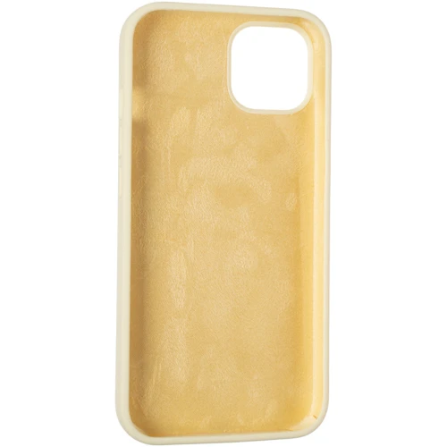 Чехол для iPhone TPU Silicone Case Full Soft Mellow Yellow for iPhone 13: Цвет желтый