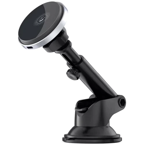 Держатель XO Car Holder CX017 Wireless Charger 15W Black for iPhone 16 I 15 I 14 I 13 I 12 series: Совместимость Для смартфона, Apple