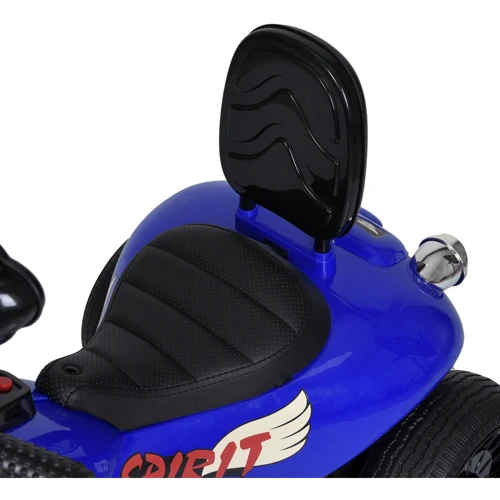 Детский трехколесный электромотоцикл Bambi Harley-Davidson синий (M 5739EL-4)