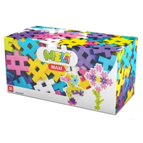 Конструктор MELI MAXI 50 эл. розовый (4,2х4,2см)