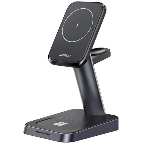 

Acefast Wireless Charger Stand E3 3in1 15W Black for iPhone 16 I 15 I 14 I 13 I 12 series, Apple Watch and Apple AirPods