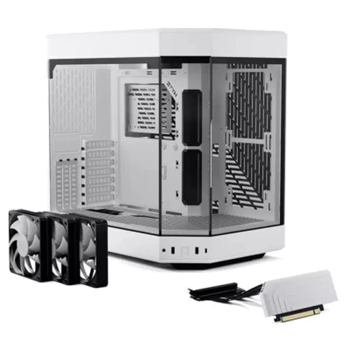 Корпус HYTE Y60 Snow White (CS-HYTE-Y60-WW): Материал передней панели закаленное стекло