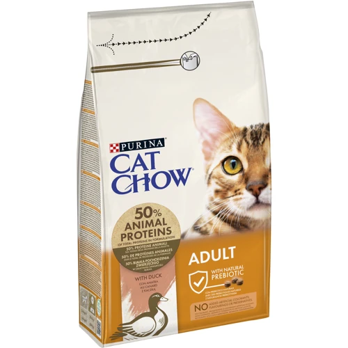 Сухой корм Cat Chow Adult для взрослых котов с уткой 1.5кг (12292818) фото 9