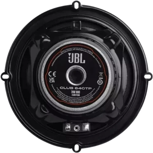 Автоакустика JBL CLUB 64CTP: Количество полос 2