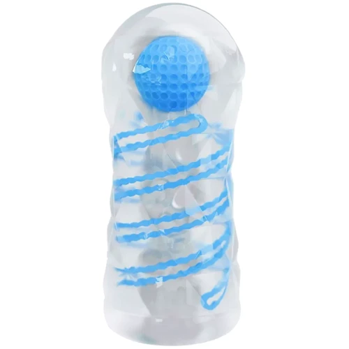 Мастурбатор LYBAILE Pretty Love Transparent Spiral Masturbator Blue (BM-009229N): Для кого Для мужчин