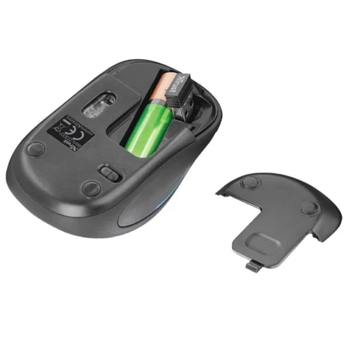 Мышь Trust Yvi FX wireless mouse black (22333): Максимальное разрешение сенсора, dpi 1600