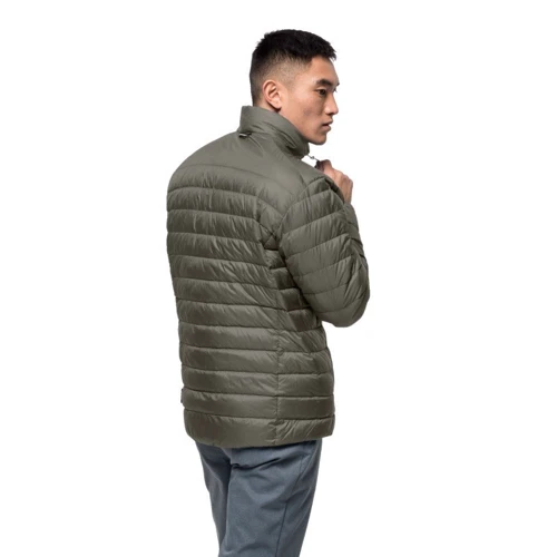 Пуховик Jack Wolfskin JWP Down 1205931-5066 48 сіро-оливковий зимовий: Довжина рукава Длинный