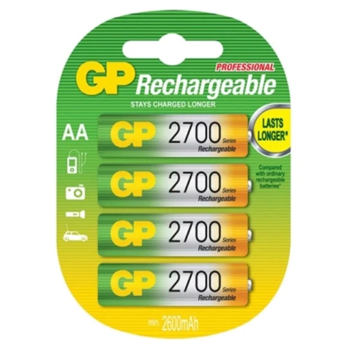 Gp AA R06 2700 mAh * 4 (270AAHCNP-GB4 / 4891199077753)