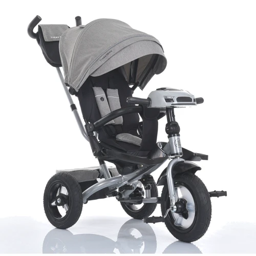 Велосипед детский трехколесный TurboTrike светло-серый (MT 1007-8)