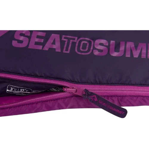 Спальный мешок Quest QuI (3/-3°C) 183 см - Right Zip Grape/Blackberry от Sea to Summit (STS AQU1-WL): Ширина в плечах 150 см