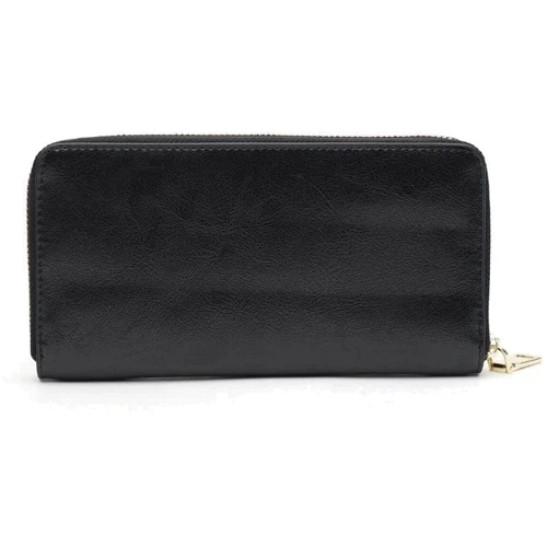 Жіночий гаманець Borsa Leather чорний (V1WLT01-black): Формат гаманця Горизонтальный