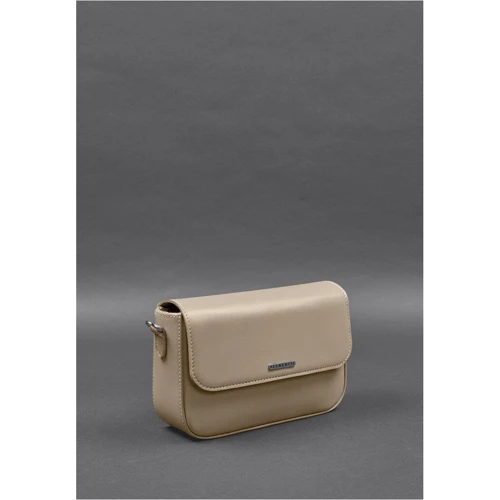 Женская сумка кросс боди BlankNote Mary светло-бежевая (BN-BAG-52-light-beige): Тип ручки Без ручки, Плечевой ремень, Со съемным ремнем