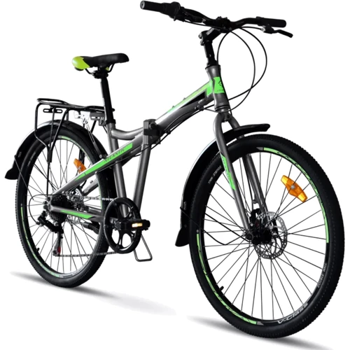 Велосипед Atlantic 2023' 26" Citytron NX A8NX-2642-GL M/17"/42см (1872) grey/lime