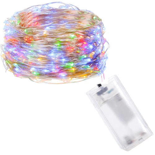 Гирлянда на батарейках Springos 0.9 м 10 LED CL0004 Mix фото 6