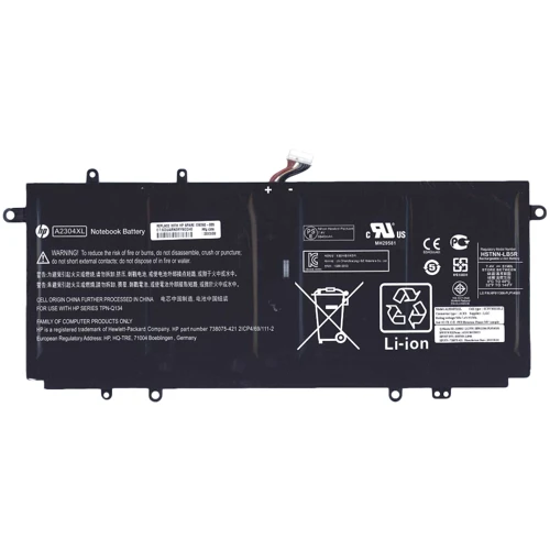 Батарея для ноутбука HP (A2304XL) ChromeBook 14 7.4V Black 6840mAh
