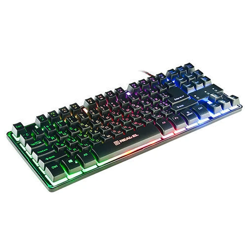Клавиатура REAL-EL Gaming 8710 TKL Backlit черный фото 6