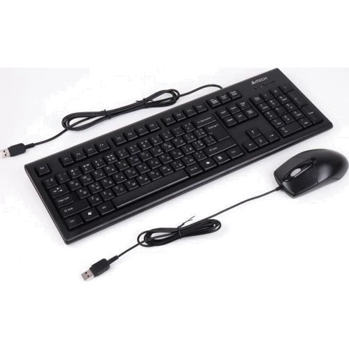 Комплект дротовий A4Tech KR-8372 Black: Підключення дротове