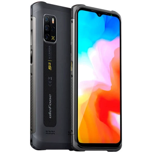 Смартфон Ulefone Armor 12 5G 8/128Gb Gray (UA UCRF): Дисплей 6.52" IPS LCD (720 x 1560) / 264 ppi