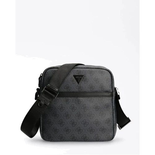 Мужская сумка через плечо Guess Еzzola Smart Tp Zp Xbody Flat черная (HMEVZZP2158-BLA)