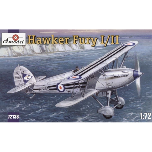 Модель Amodel Морской истребитель-биплан Hawker Fury I/II (AMO72138)