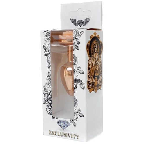Анальная пробка BOSS Series Exclusivity Jewellery Red Gold Plug Rose Peach