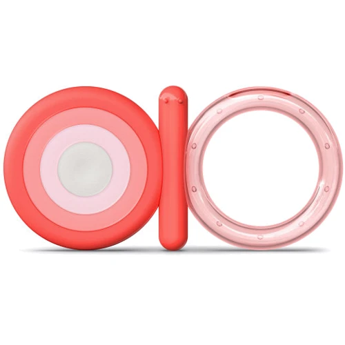 Прорезыватель Suavinex силиконовый охлаждающий STEP 2/розовый (401437)