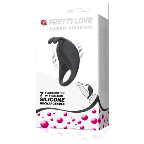 Кольцо эрекционное серии Pretty Love - RABBIT VIBRATOR, BI-210152